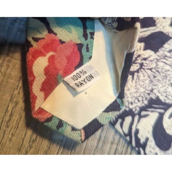 Men's‎ Tie J.A.M. Paisley Floral Print Pastel Color Y2k Rare - Picture 7 of 10